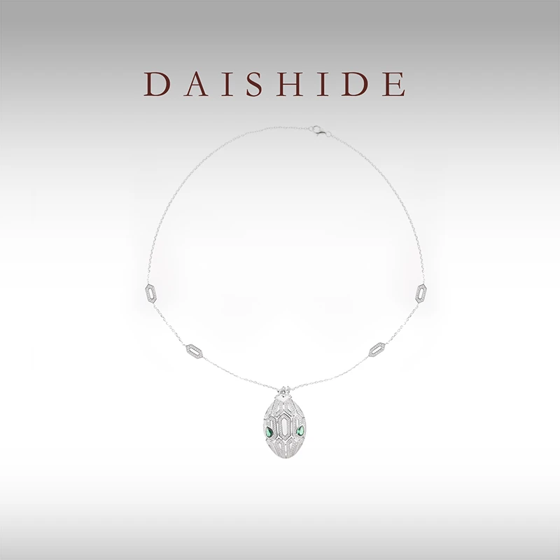 坠链均925银 DAISHIDE通体厚镀【流光之首】蛇项链气质轻奢YT888