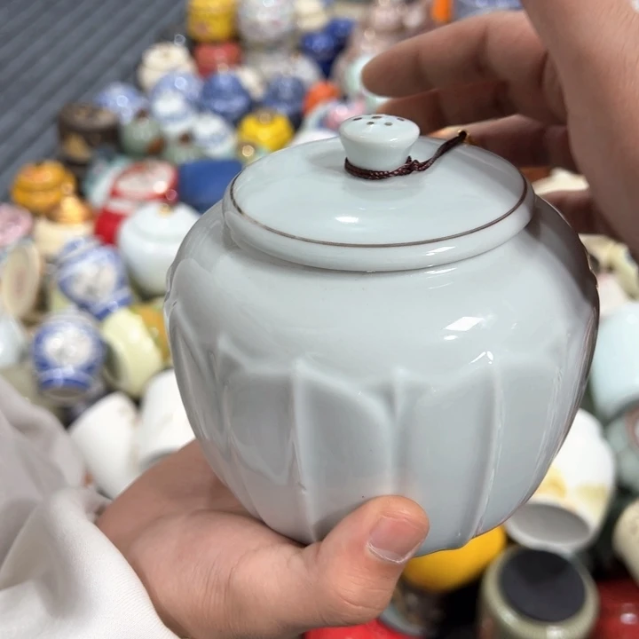 茶叶罐陶瓷家用储物罐轻微瑕疵品介意勿拍