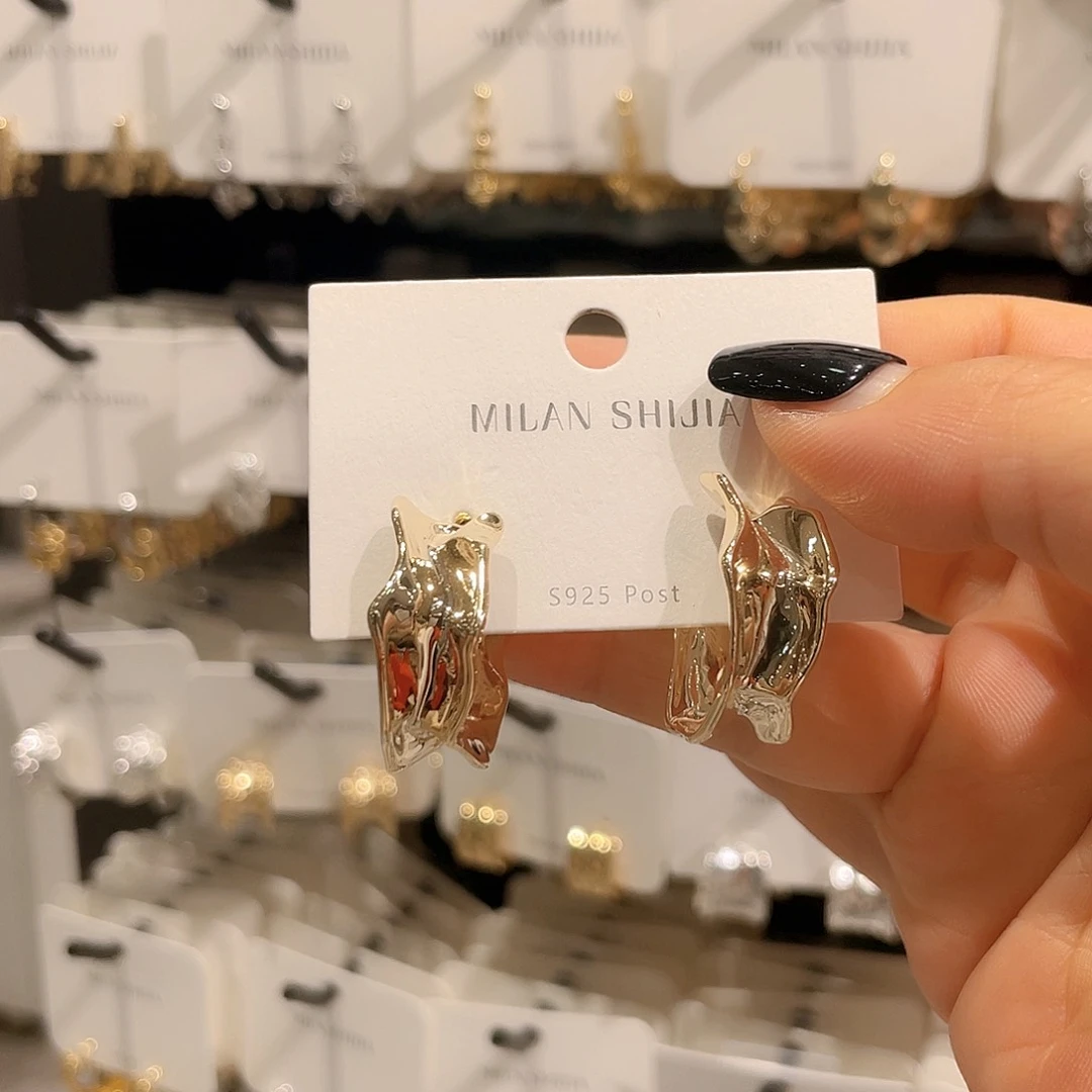 铜合金合金无时尚耳环