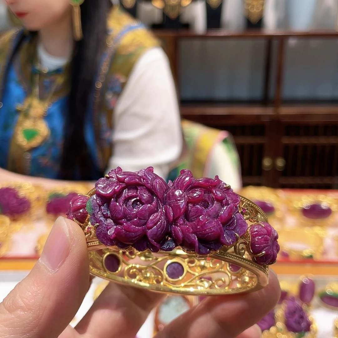 锦纶非金属手镯红宝