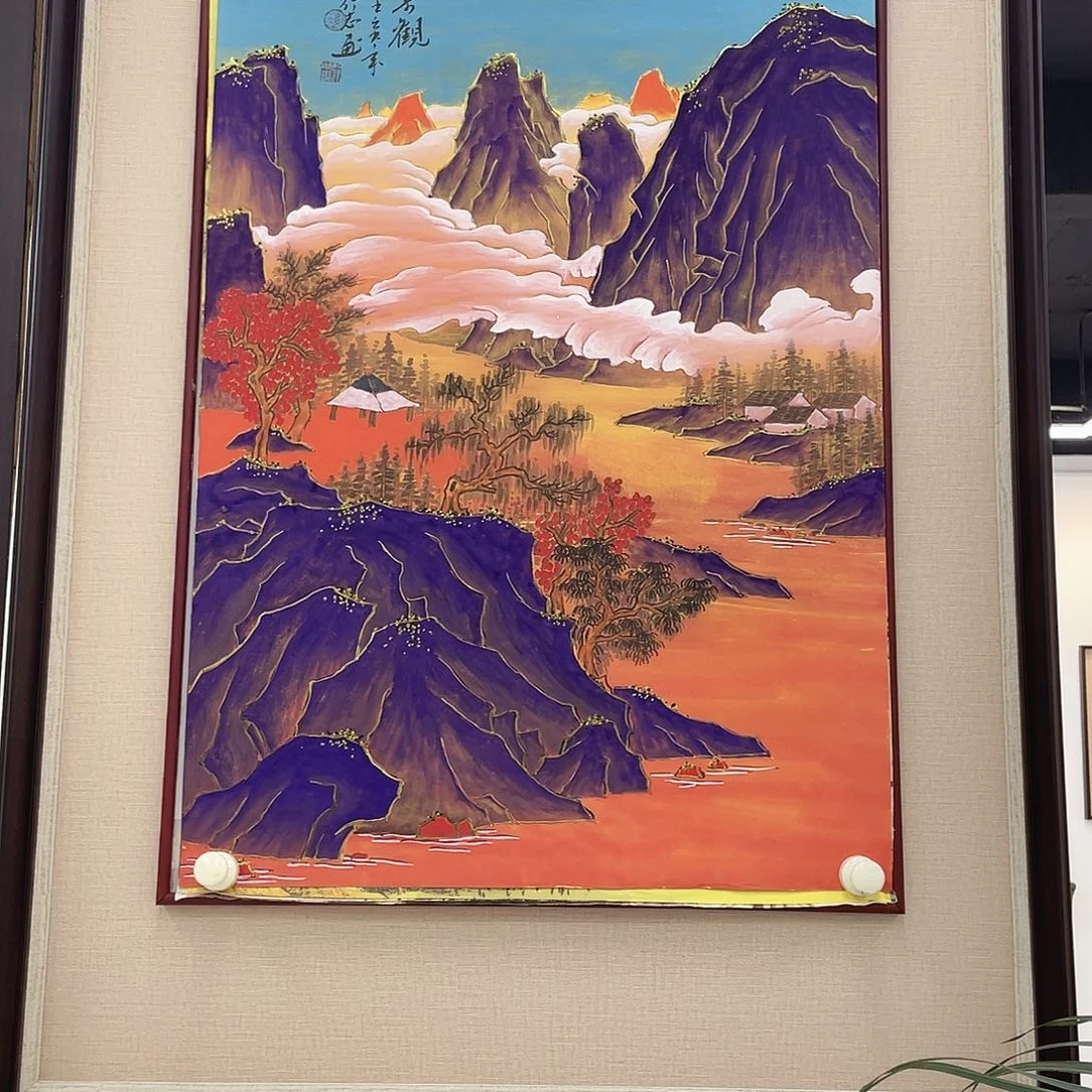 国画凌行志老师手绘国画作品