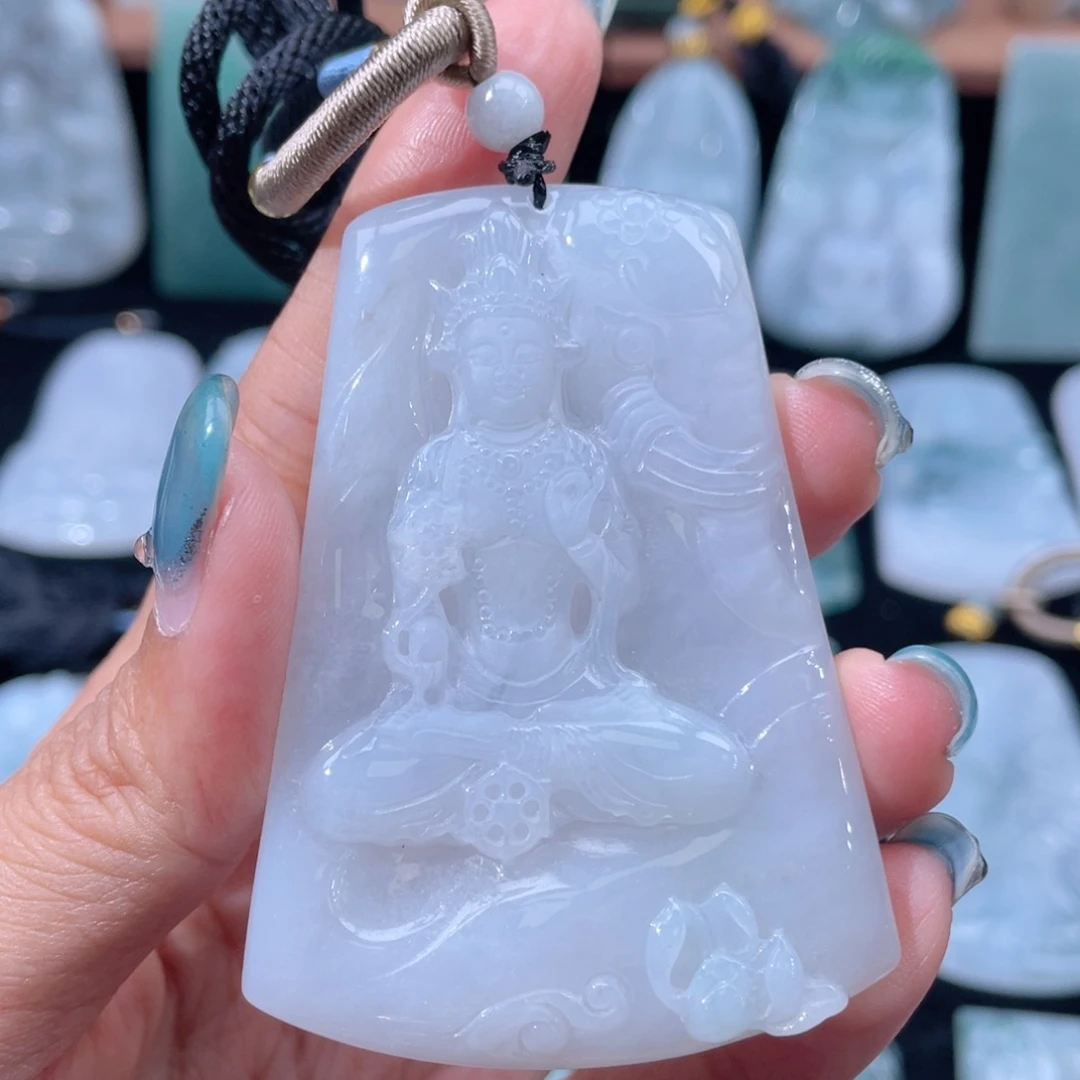 颈饰未镶嵌翡翠普贤