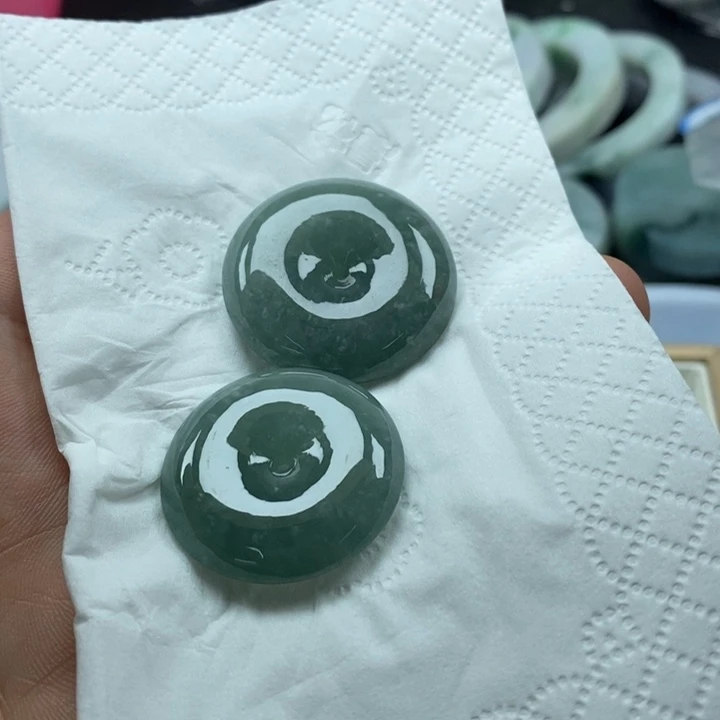 翡翠裸石七*翡翠料子