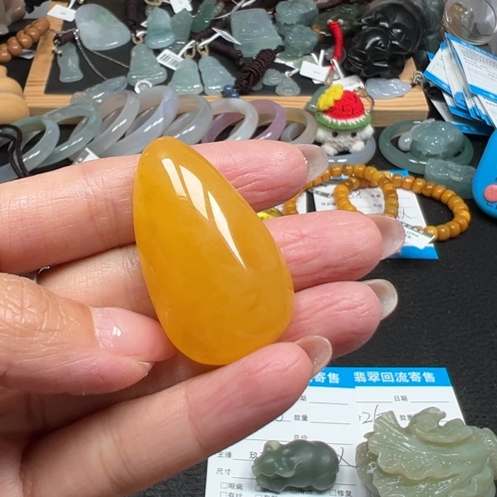 蜜蜡未镶嵌颈饰天然蜜蜡