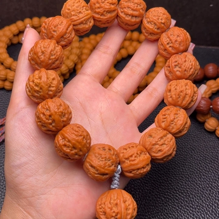 猴头核桃手串秋子绿