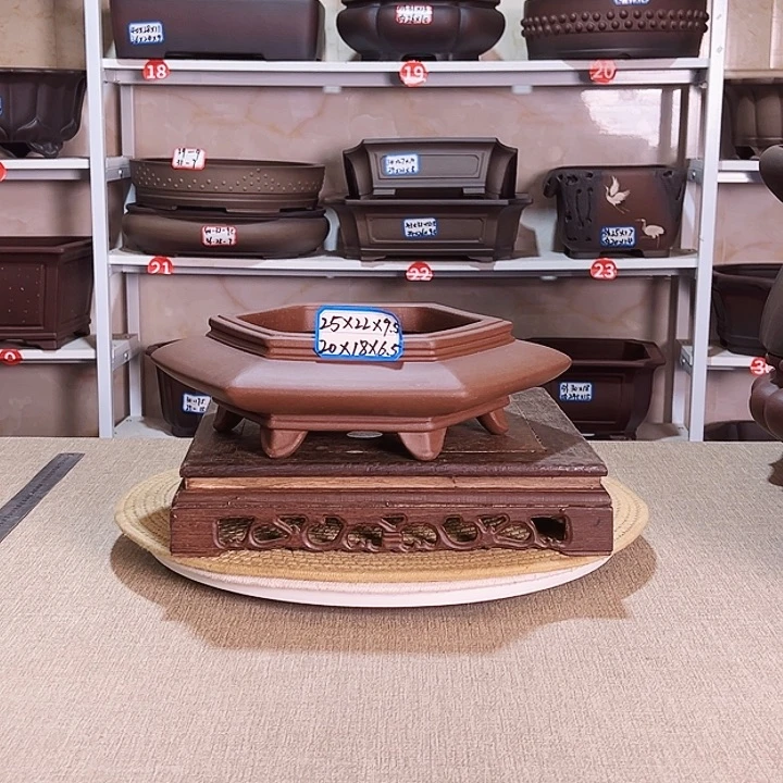 紫砂花盆紫砂花盆