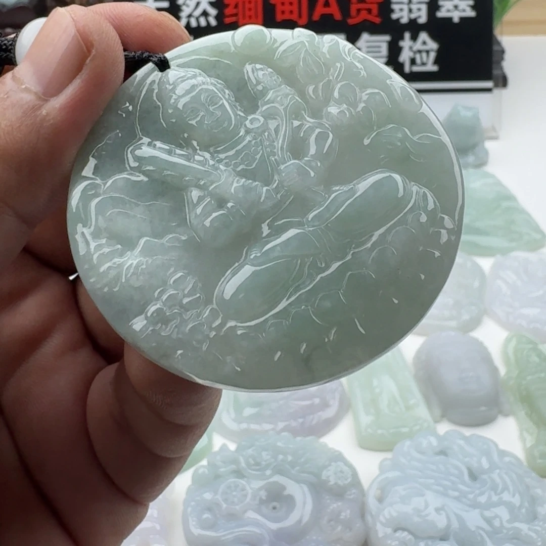 颈饰未镶嵌翡翠天然缅甸A货翡翠