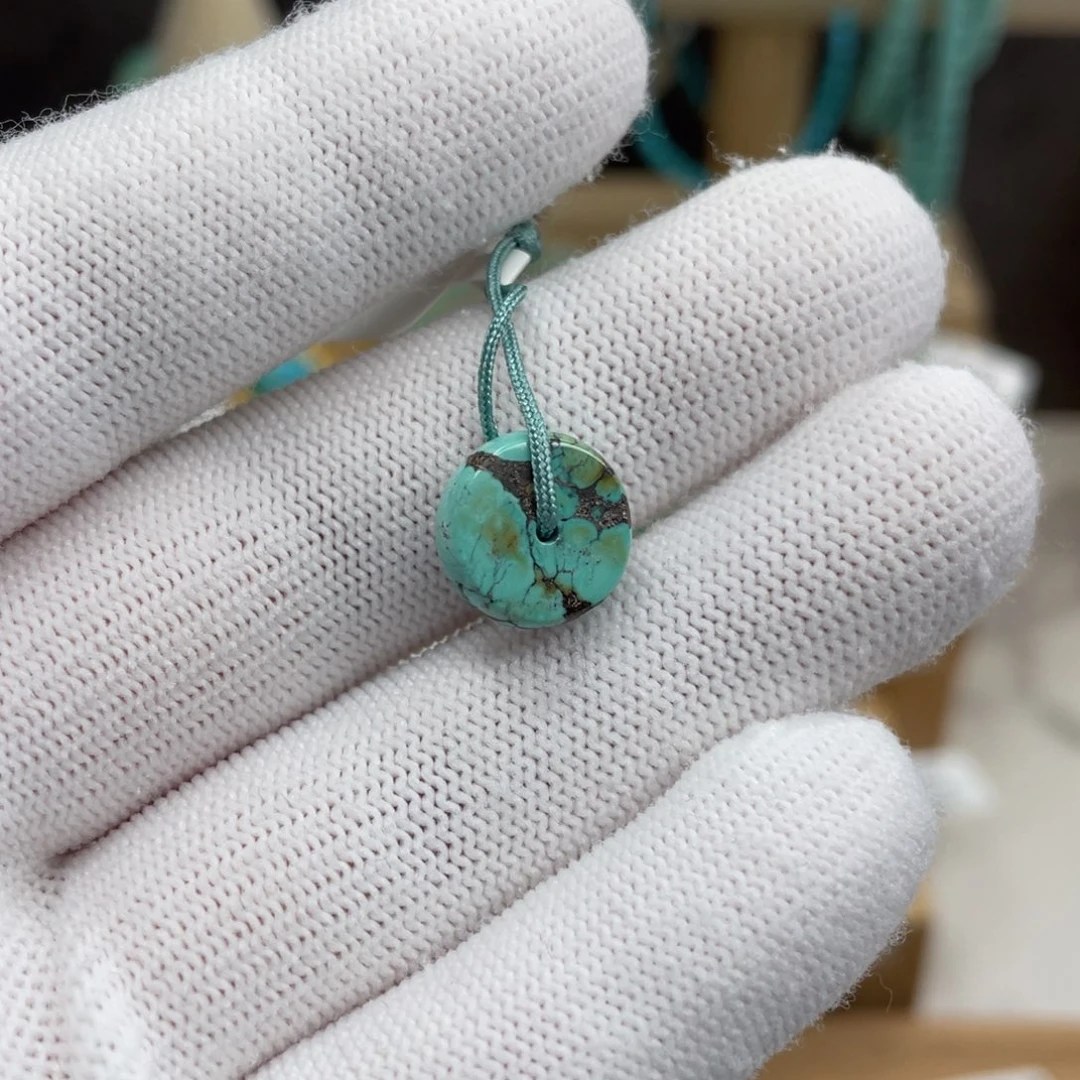 绿松石未镶嵌福利隔珠卡12