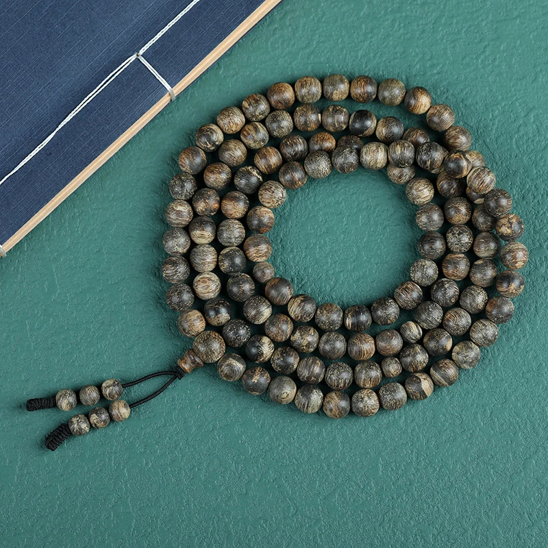 汇安沉水达拉干沉香42克8mm手串多圈 凉甜香韵 正区天然