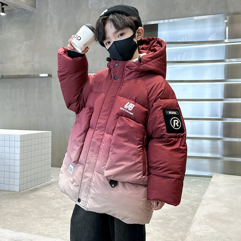 男童棉服冬季2024新款儿童男孩冬装加厚棉衣洋气棉袄外套 8299