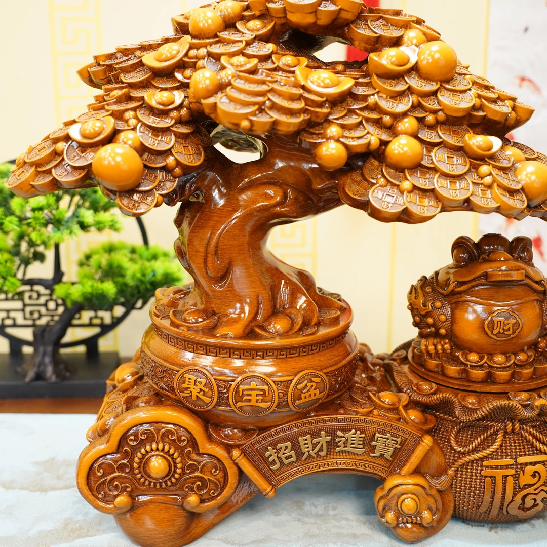 （招财进宝）XDH中式家居客厅办公室高档装饰摆件（长28*高28厘米）