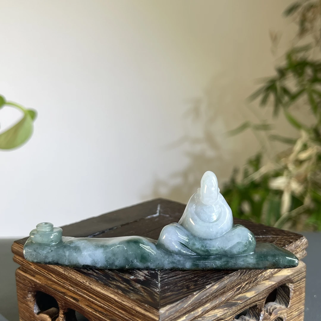 JCW24-06 天然缅甸A货翡翠   香插