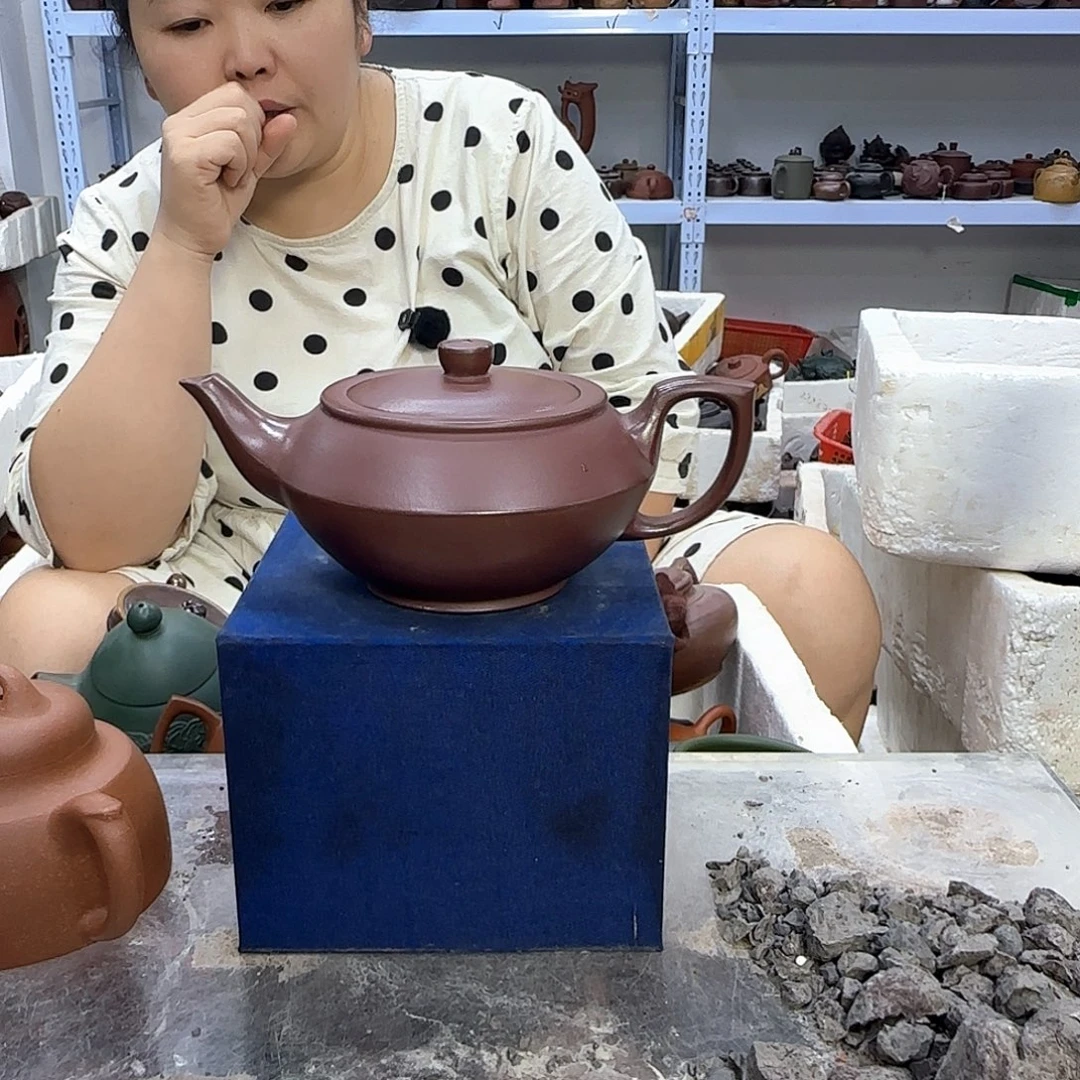 茶壶紫砂宜兴紫砂壶瑕疵处理