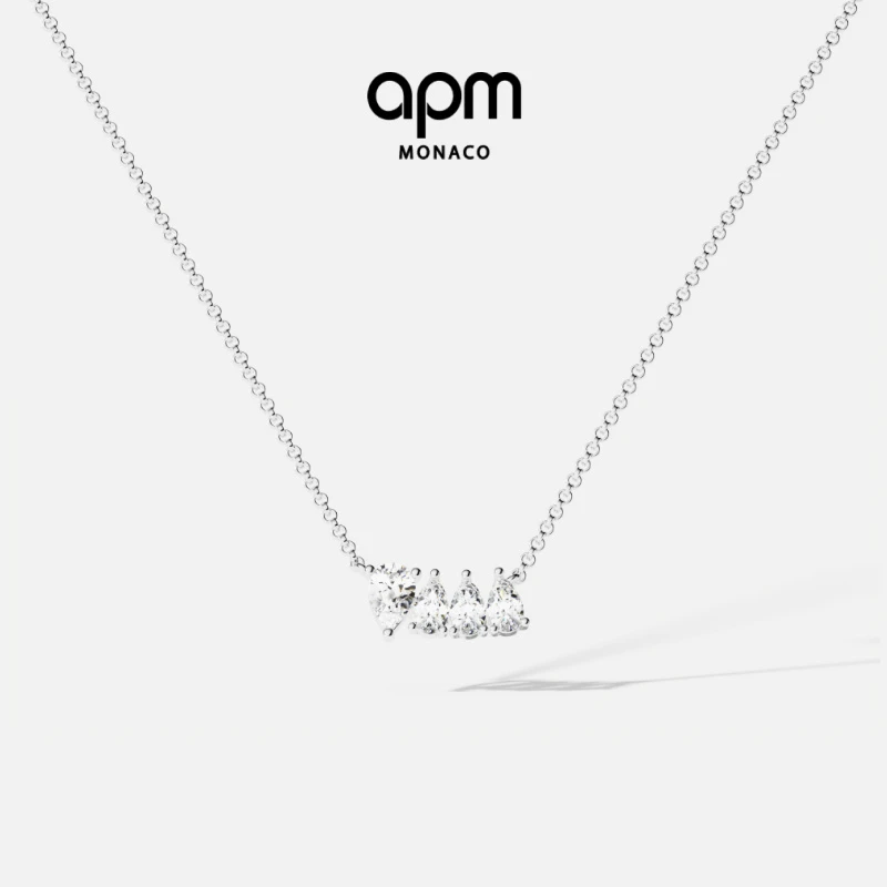 [25年新品]APM Monaco 水滴形可调节项链女款小众饰品欧若风