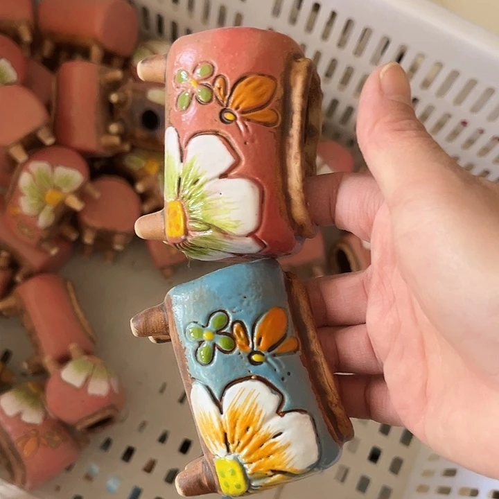 粗陶材质多肉花盆