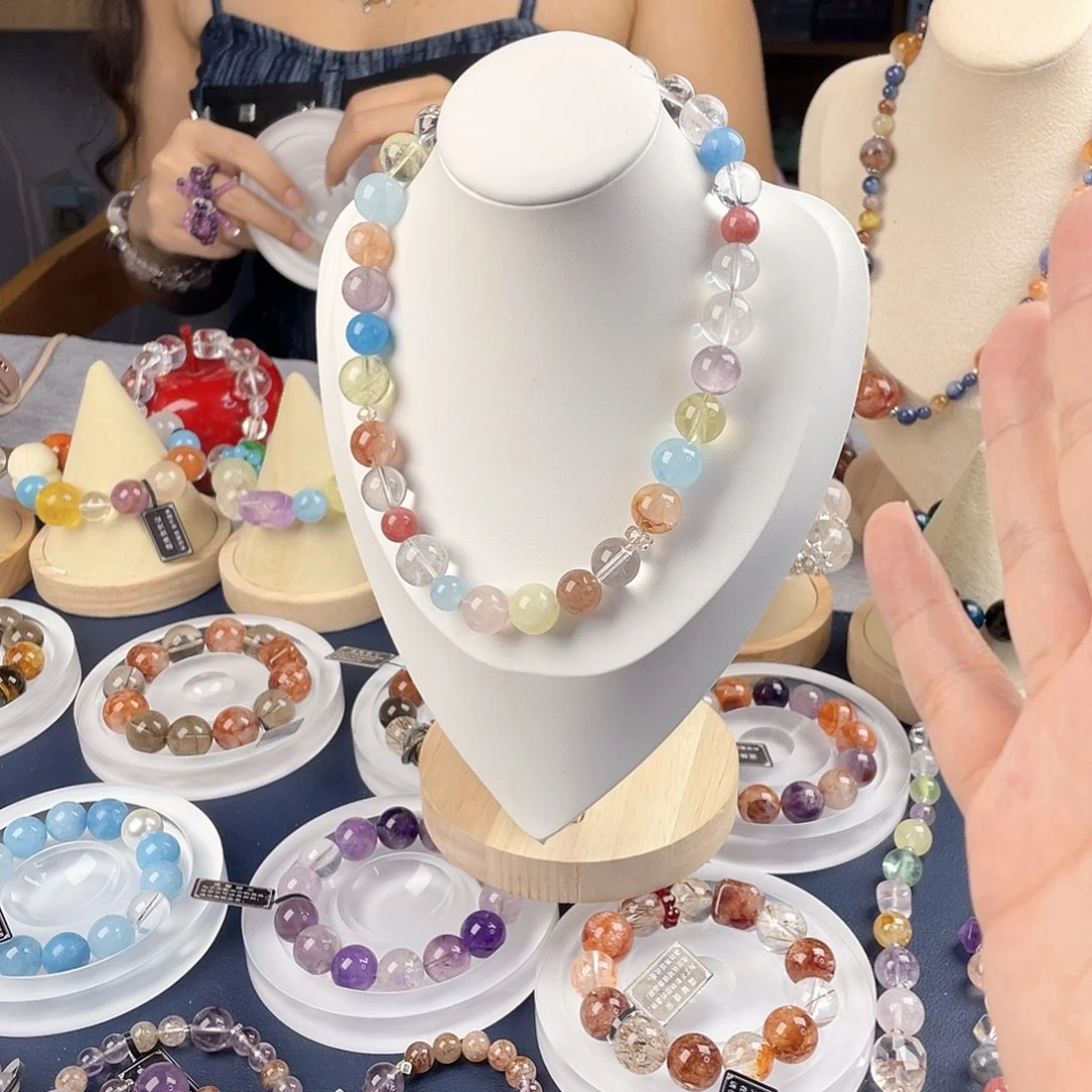 银S925镀金镶嵌手链水晶