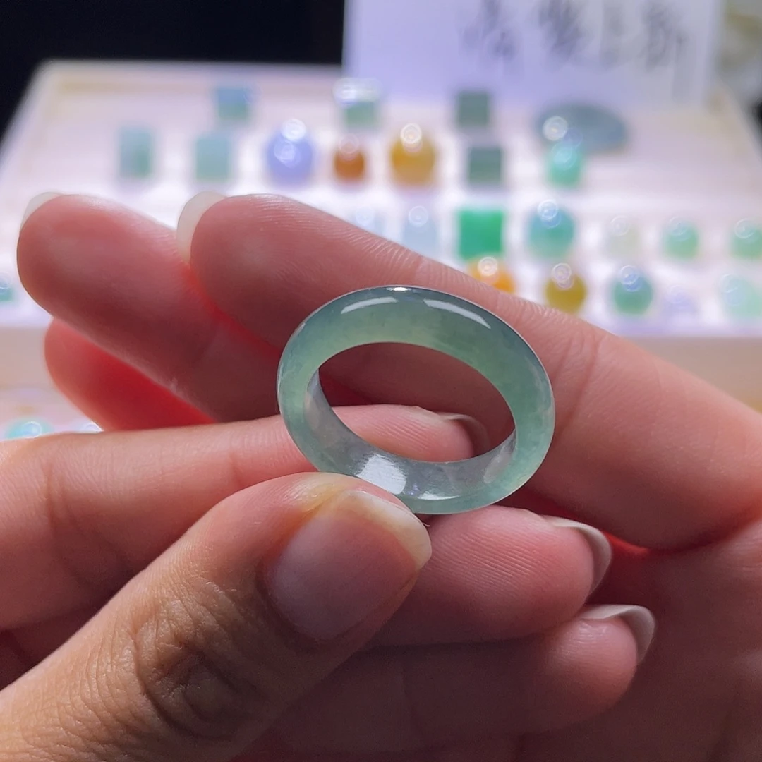 翡翠散珠缅甸翡翠a货卡17