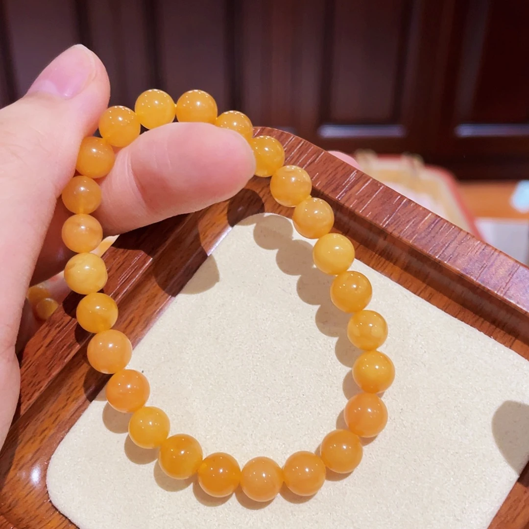 蜜蜡手链未镶嵌手串