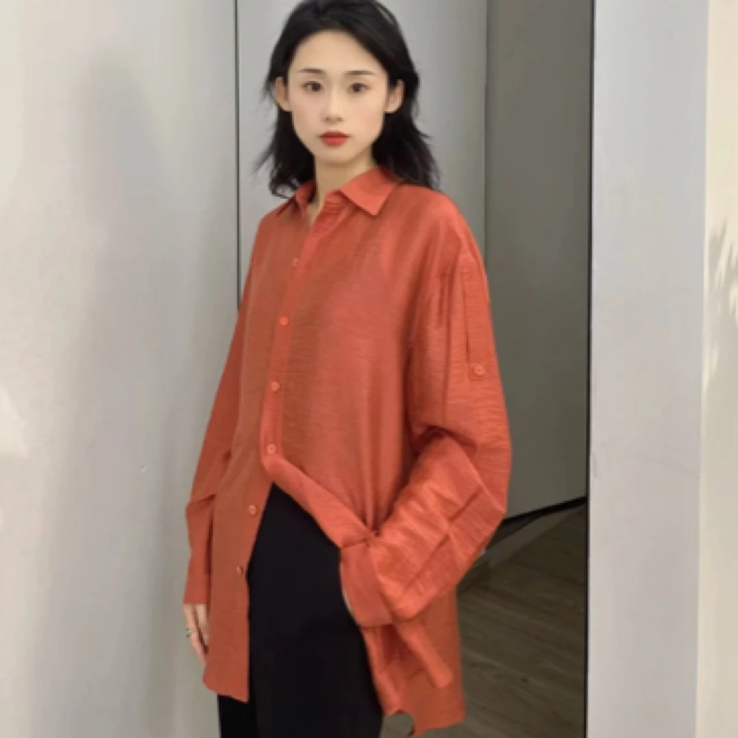 GIRDEAR/哥弟 夏季新款百搭清凉衬衫 1300898