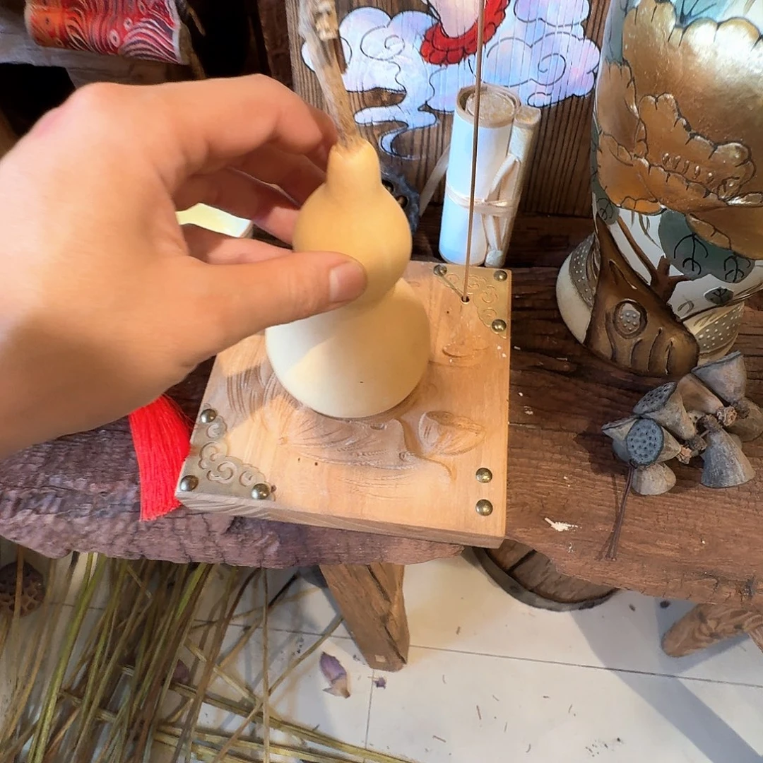 老榆木葫芦底座一个包邮