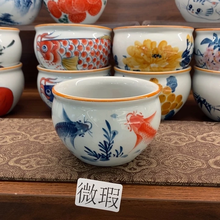 釉下老陶泥手工绘制