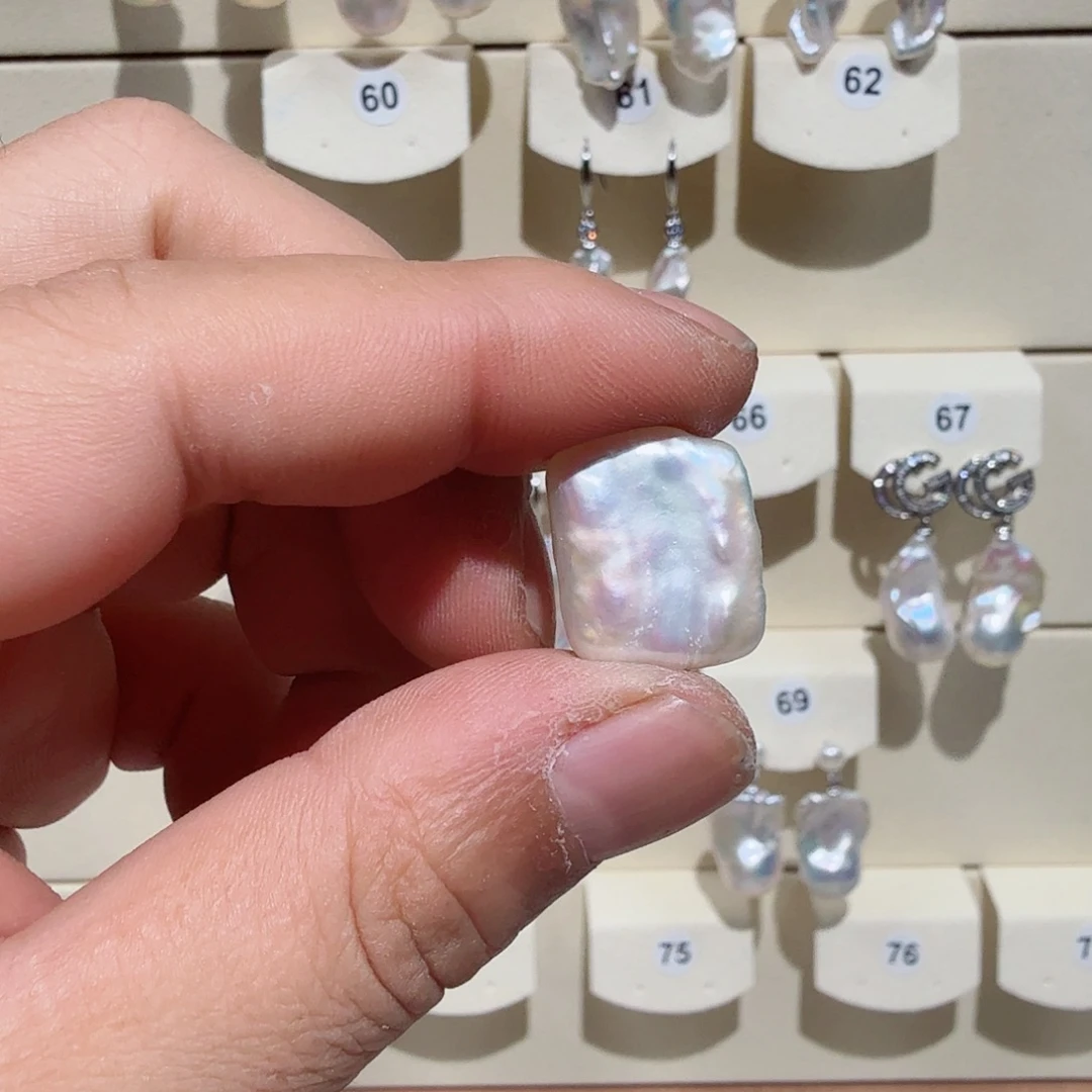 淡水珍珠合金吊坠(不含链)