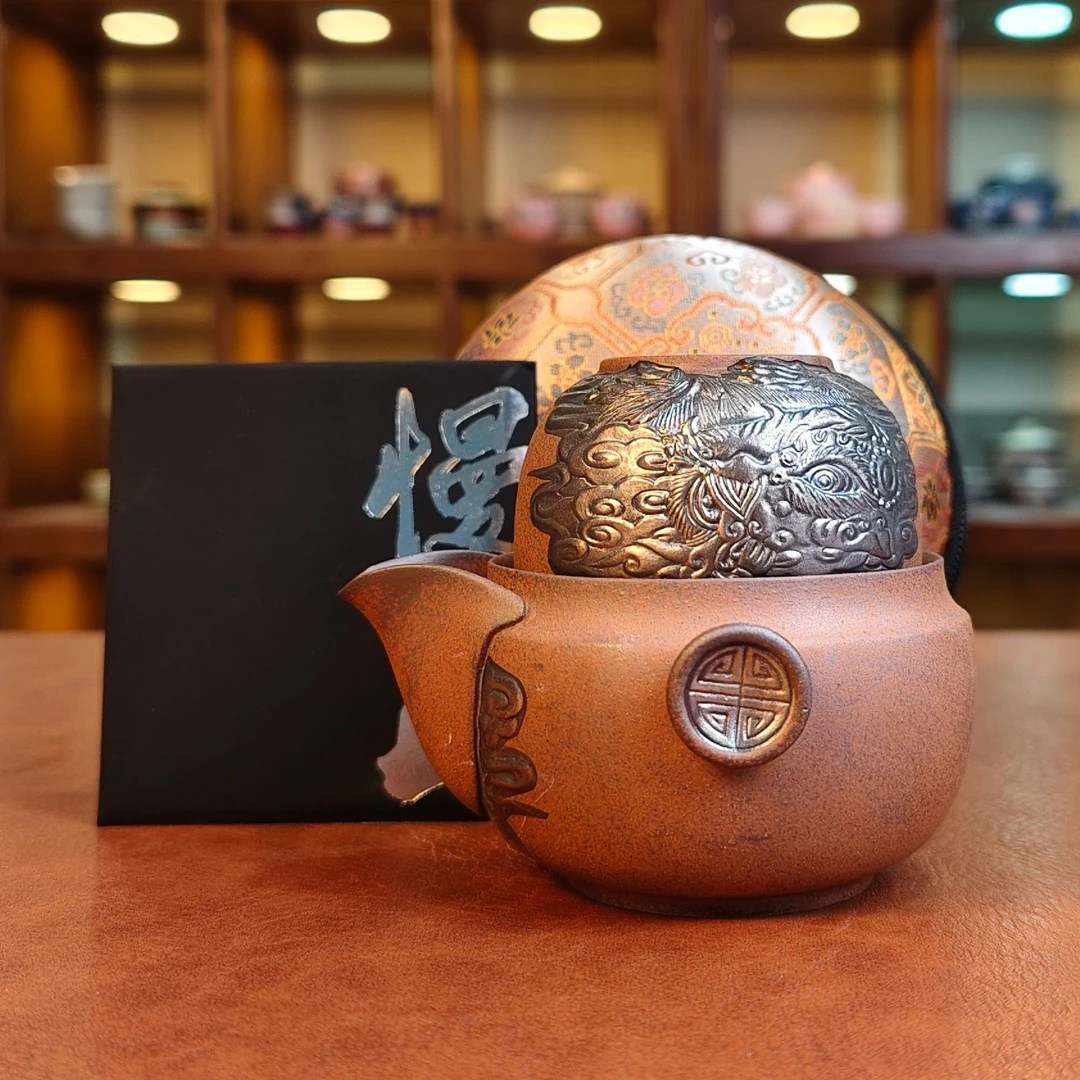 慢山醒狮快客杯一壶两杯GH2986