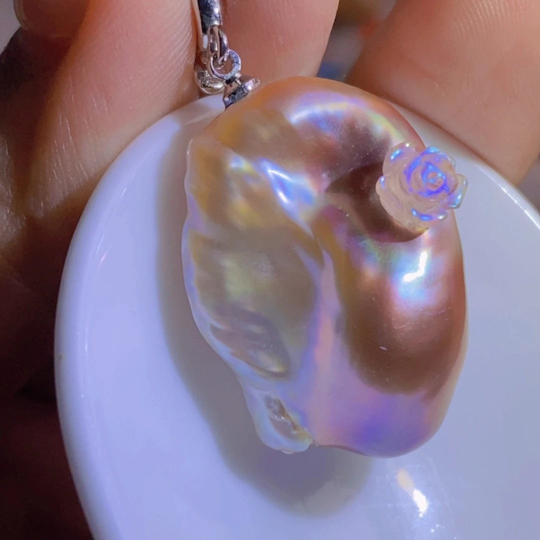 银S925镶嵌特价（不退不换）淡水珍珠