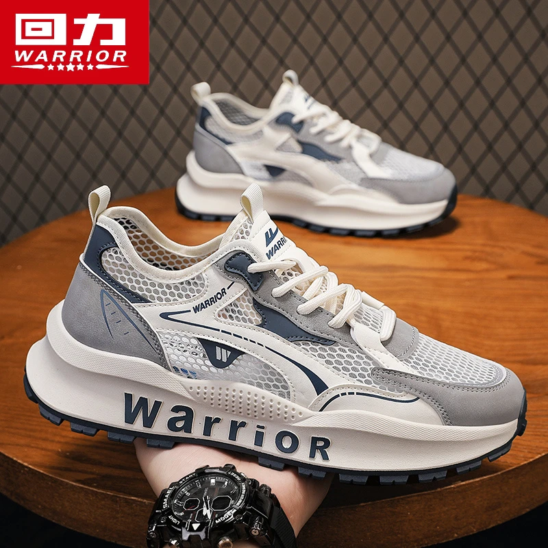 回力男鞋2025冬季新款网面透气单网跑步潮鞋防滑休闲阿甘运动鞋子