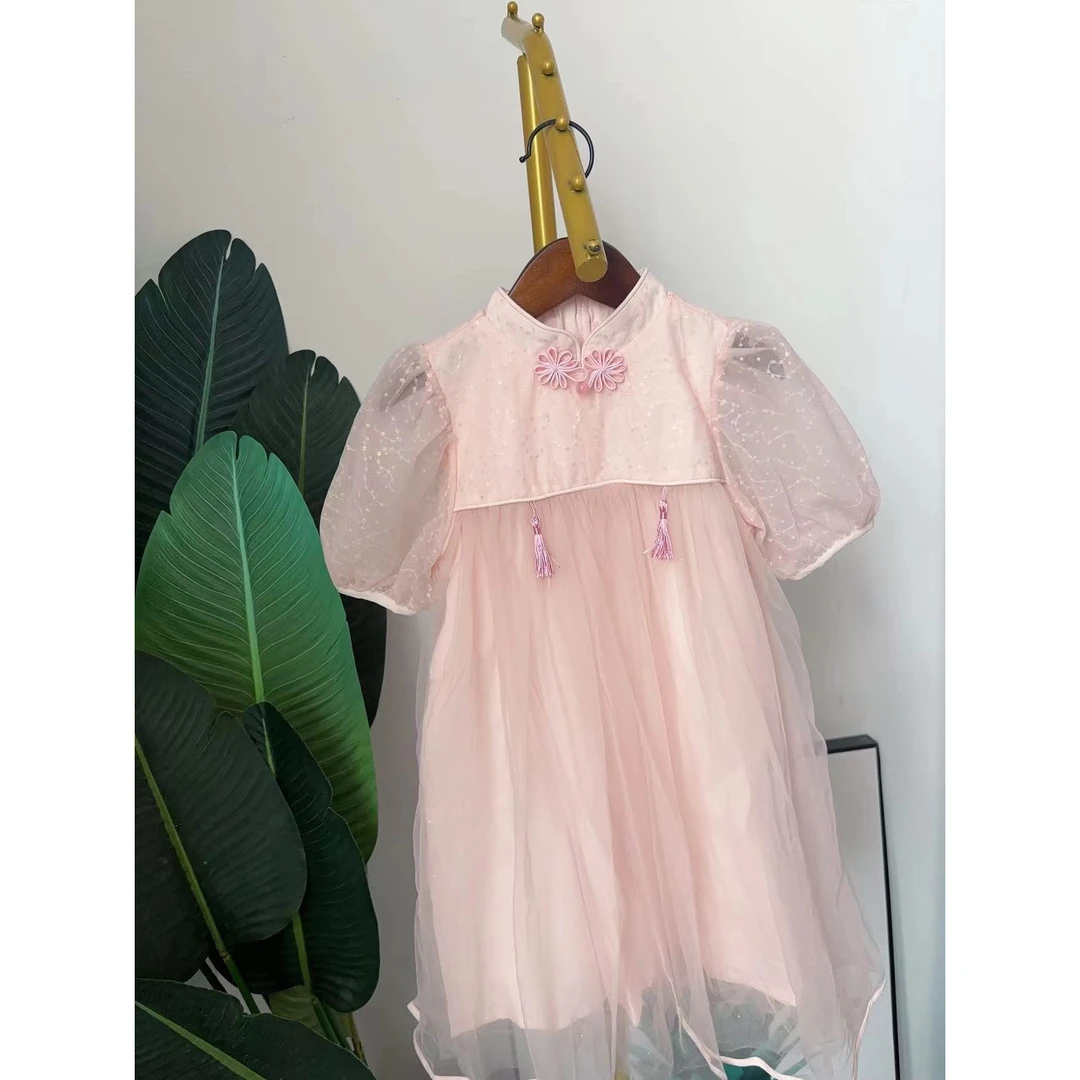 大庆仓 货号8222221001女童时尚连衣裙（库位V166）赛4