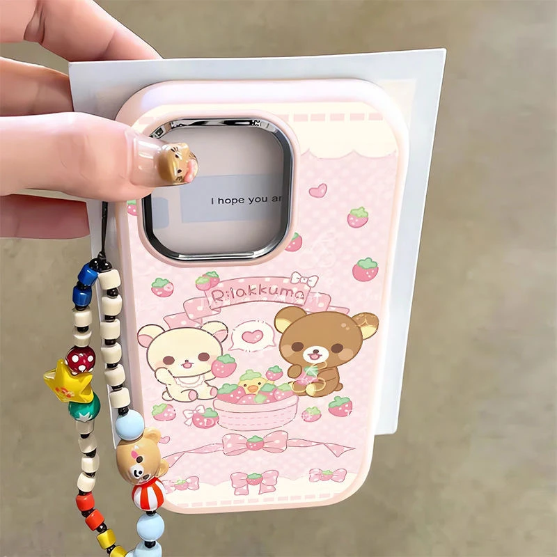 小熊适用苹果iphone小米15/14/13promax防摔vivo华为oppo手机壳女