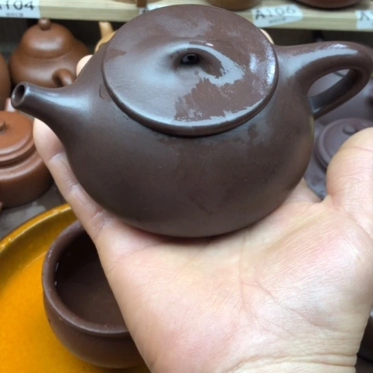 茶壶紫砂紫泥石瓢200豪升左右