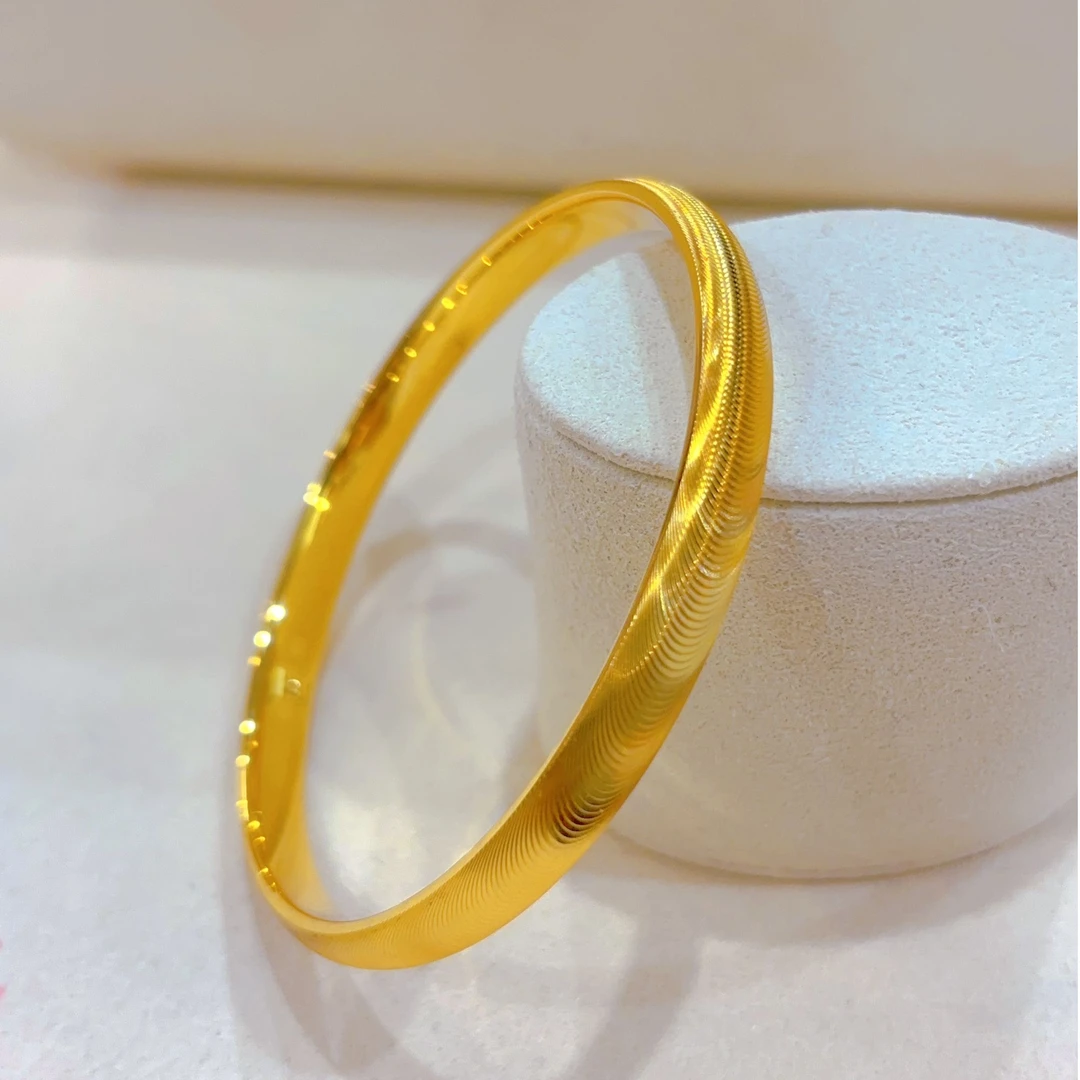 精工版爆闪猫眼拉丝手镯 时尚百搭轻奢高级感 L~