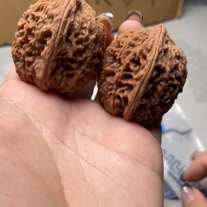 虎***把件文玩核桃大蒜头33