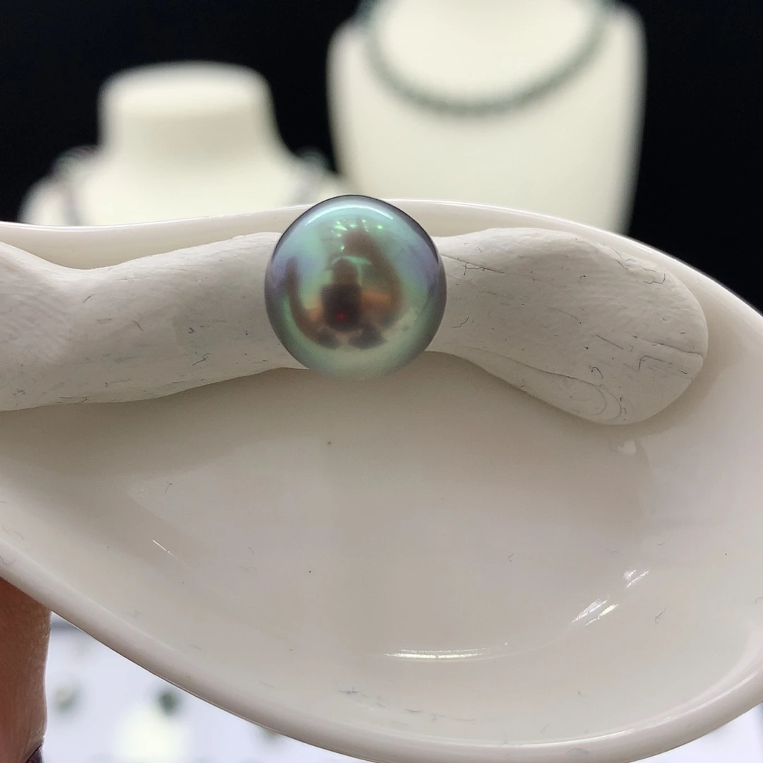未镶嵌裸珠定制海水珍珠牛油果12.2mm