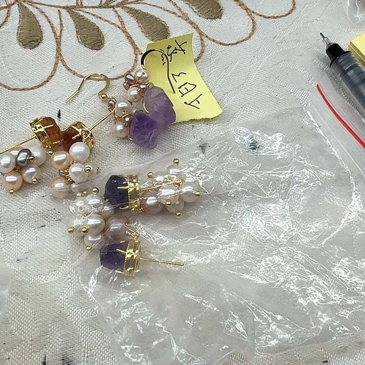 淡水珍珠甜美银S925镶嵌蒸**上