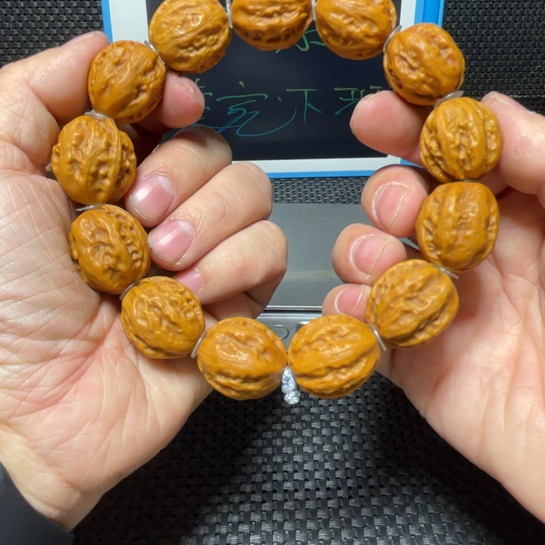 文玩核桃手串京八棱大粗筋21