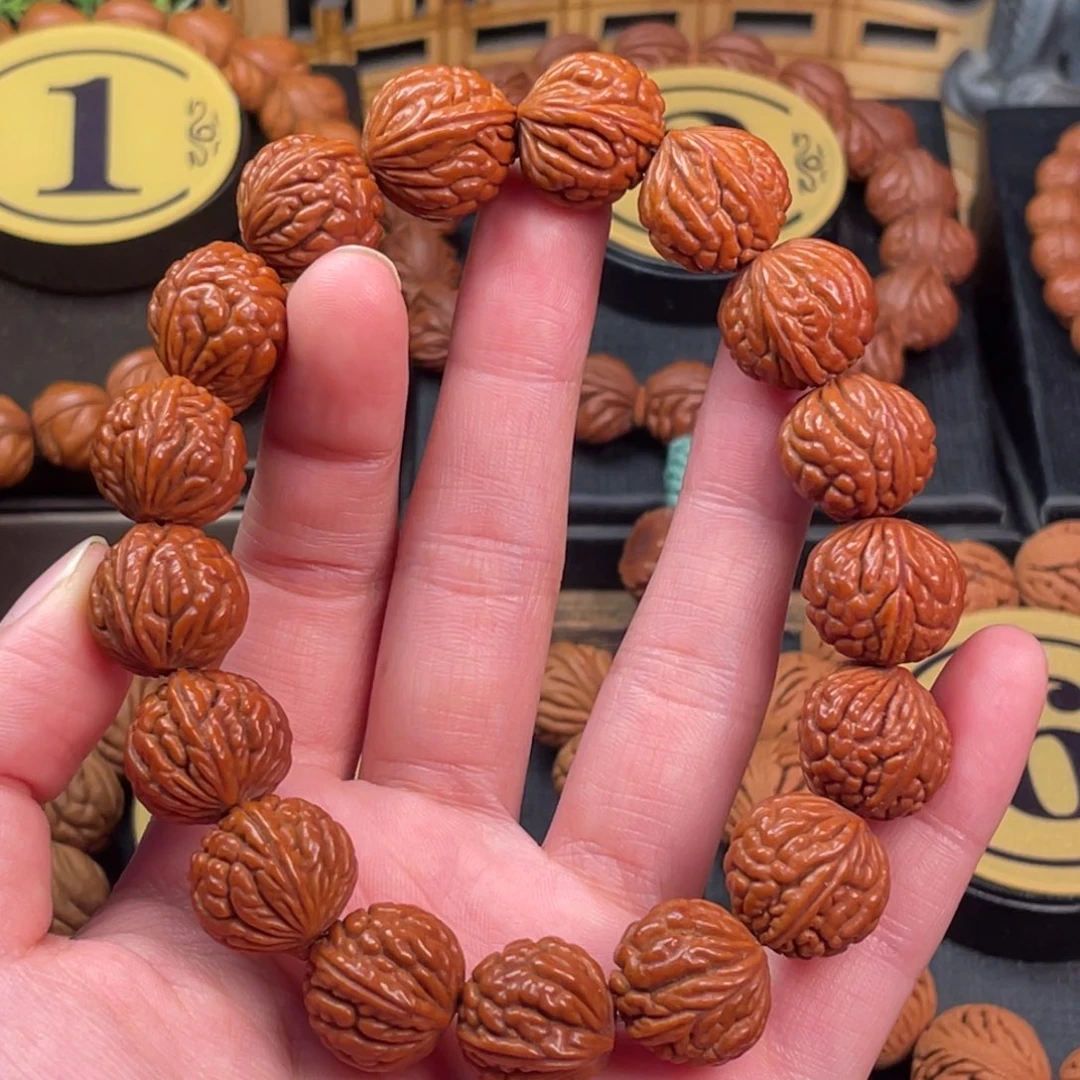 吊坠桃核荔枝纹17