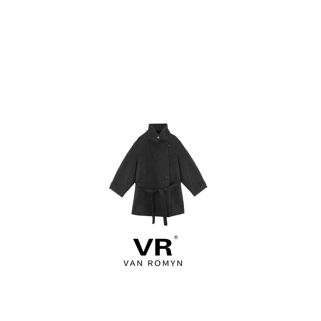 【VR莉娜】506211/2025新款冬季 静奢风  羊毛+骆驼绒 大衣