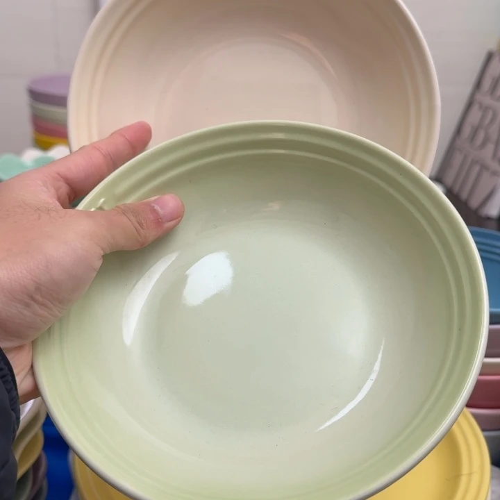 福利微瑕2个7英寸燕麦盘