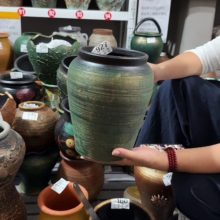 金绿坛子927高度23口径15