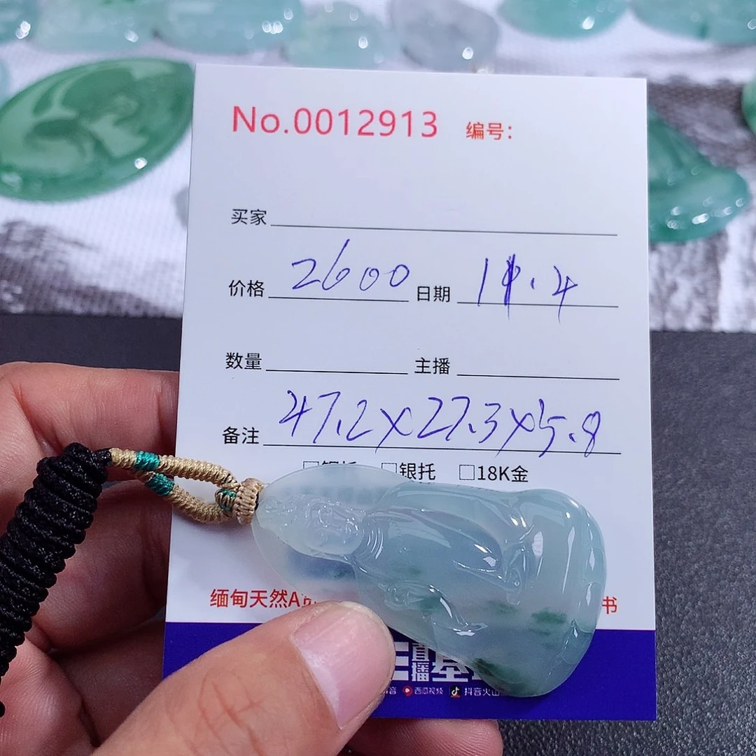 【闪购商品】颈饰未镶嵌翡翠w***a
