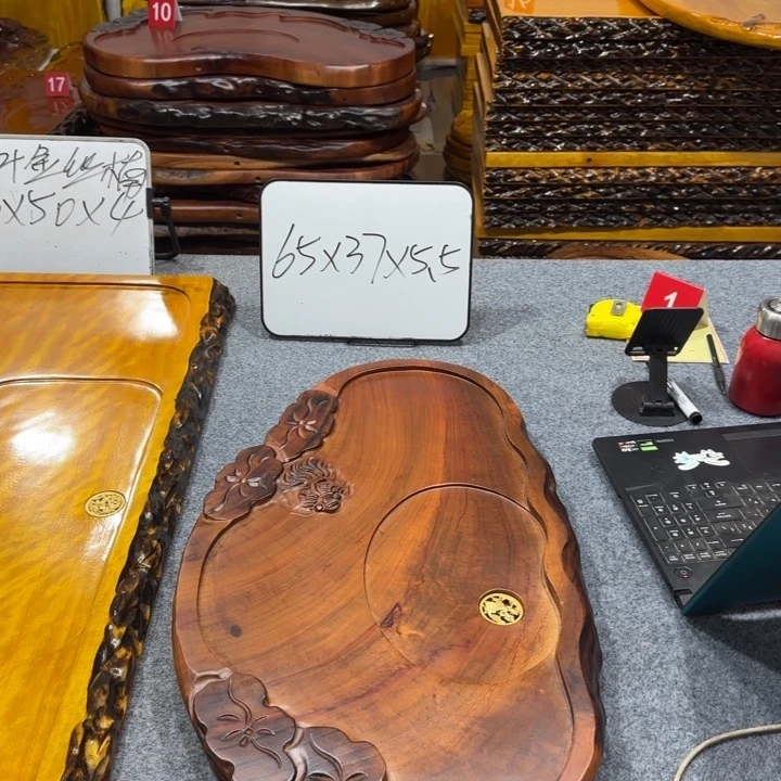 _***光整板无拼接实木茶盘
