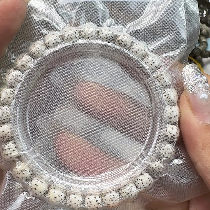 星月菩提手串67高端半臂白星月菩提河豚87桶单圈