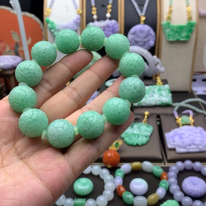 翡翠未镶嵌手链手链