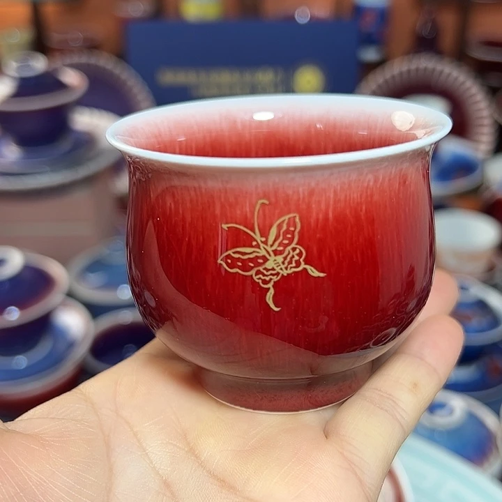 瓷片景德镇品艺轩郎红