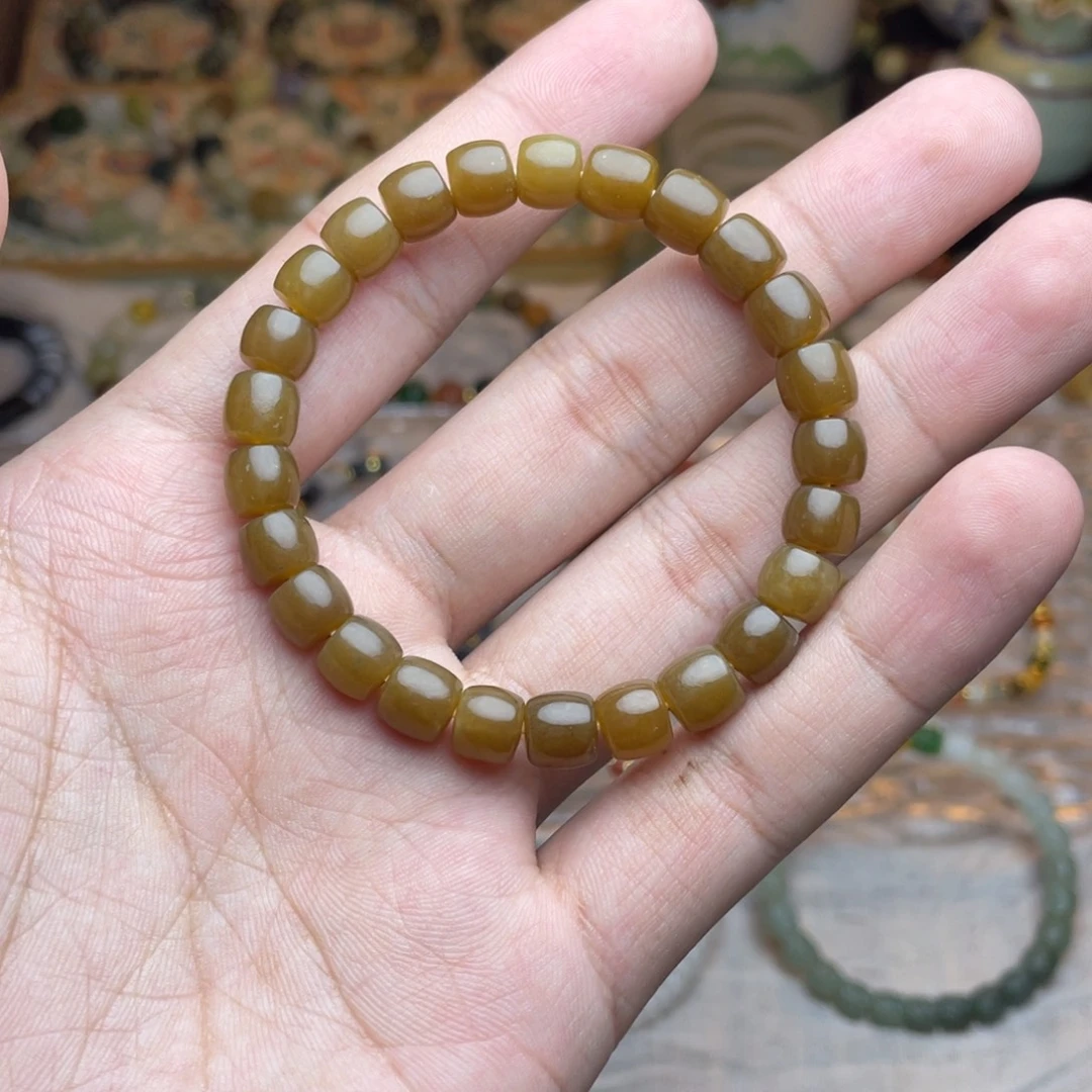 和田玉未镶嵌手链