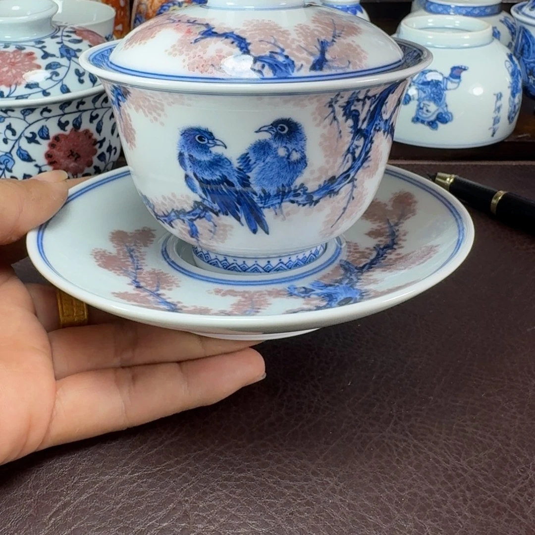 瓷片当代景德镇陶瓷手绘茶具