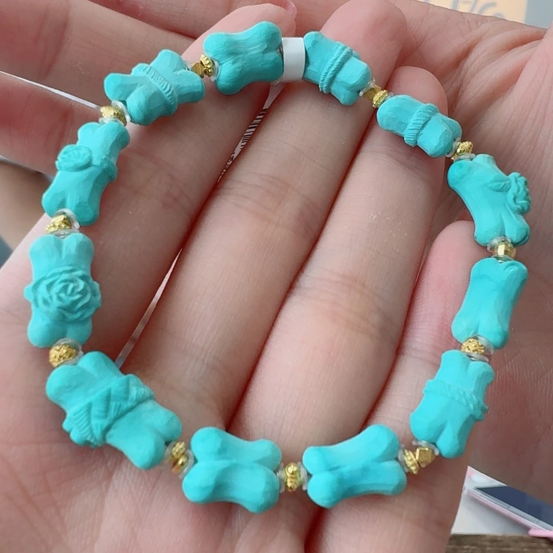 未镶嵌绿松石珠宝奇石