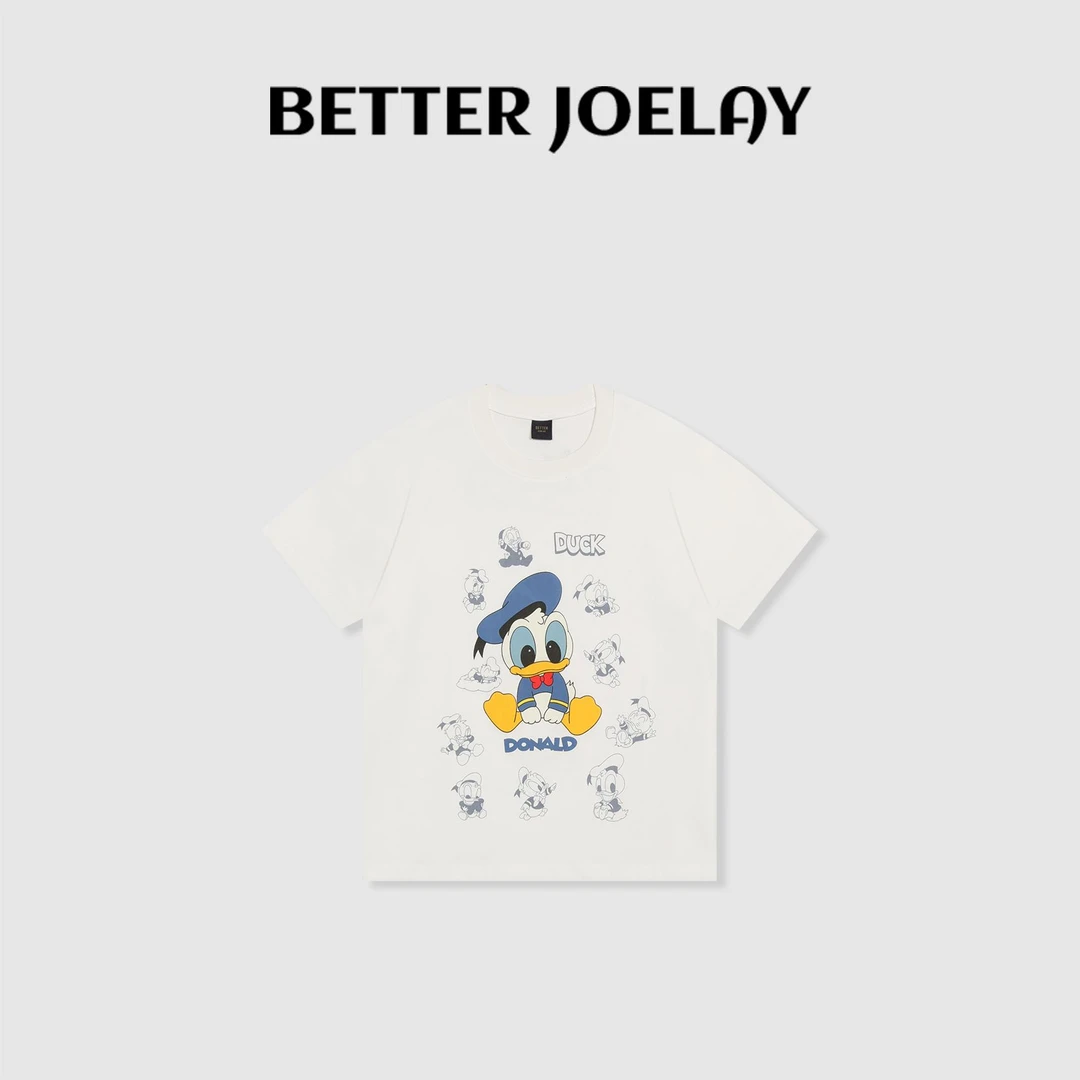 BETTER JOELAY-中版【超可爱唐老鸭】时尚百搭短袖T恤休闲风KH1816